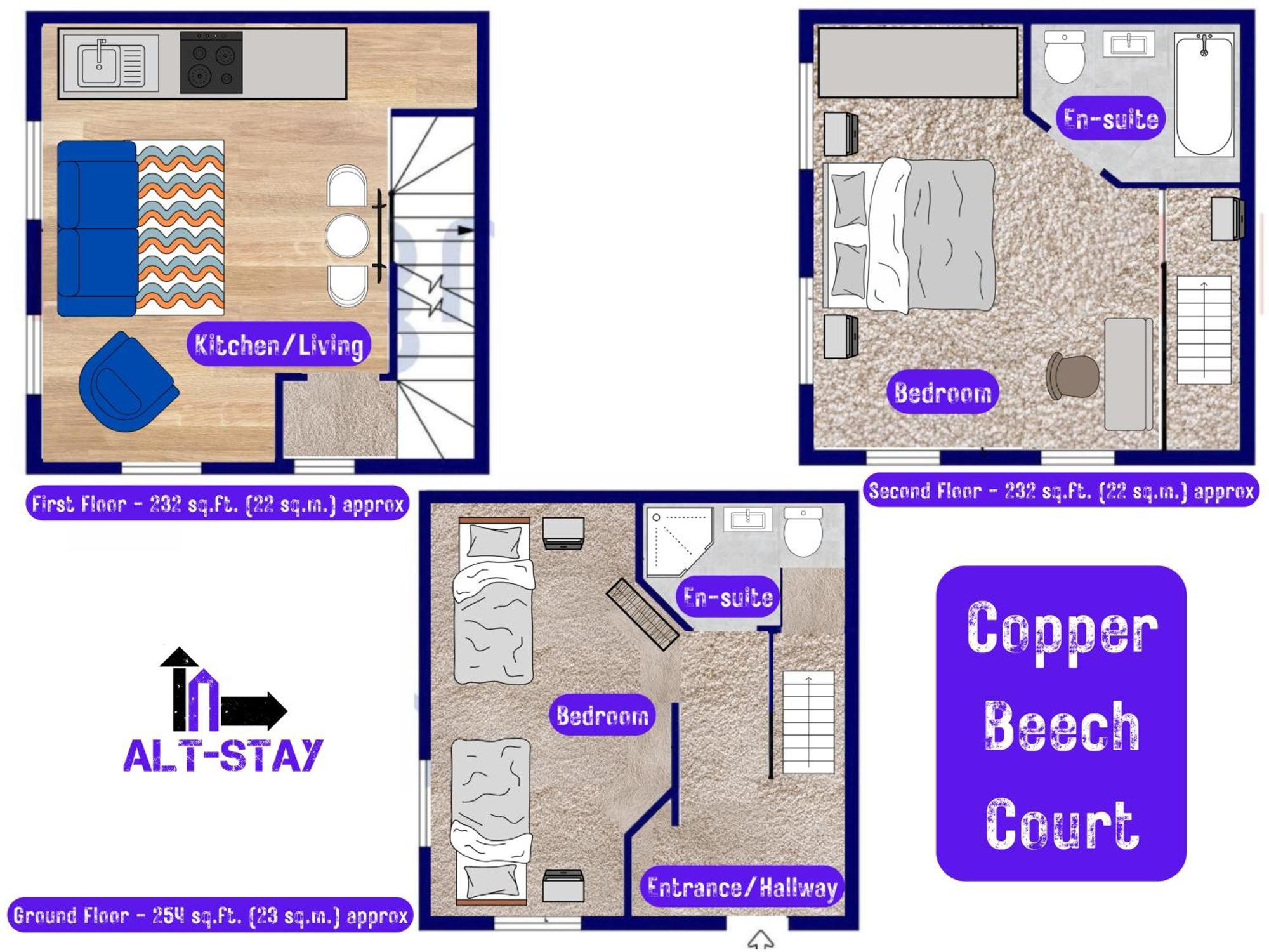 Alt-Stay - Modern 2-Bed With Ev Supply Equipment & Parking - Near Ring Road & M621 - Perfect For Contractors, Families & Long Stays Хорсфорт Экстерьер фото